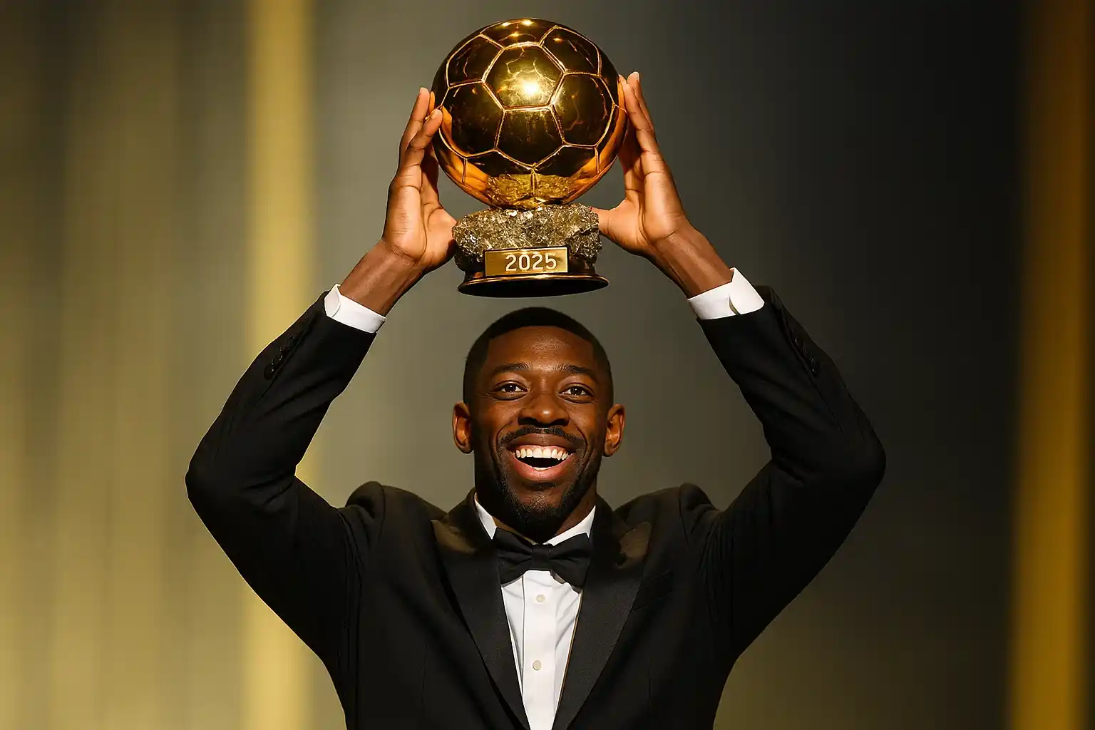 Dembele nâng cao Quả bóng vàng 2025 trong niềm hân hoan