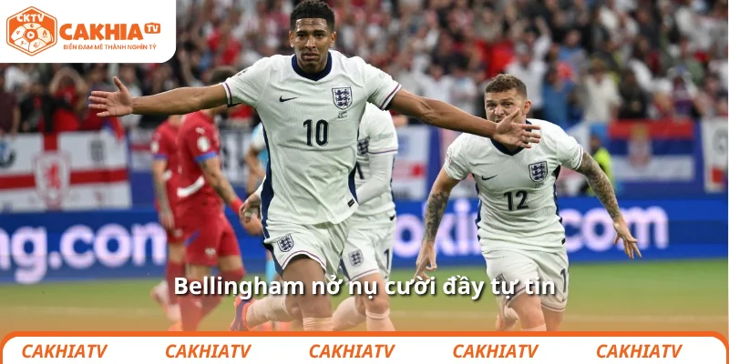Bellingham nở nụ cười đầy tự tin